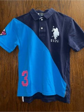 U.S. Polo Assn. Boys' Navy & Blue Polo Shirt
